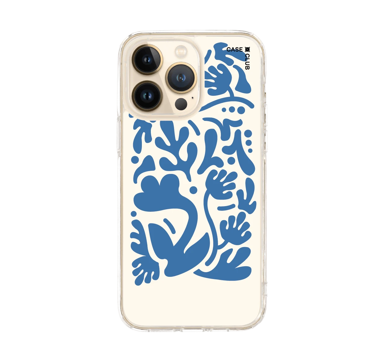 ดอกไม้มินิมอลสีฟ้า